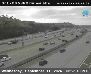 SB 5 at Carmel Mountain Rd.