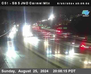 SB 5 at Carmel Mountain Rd.