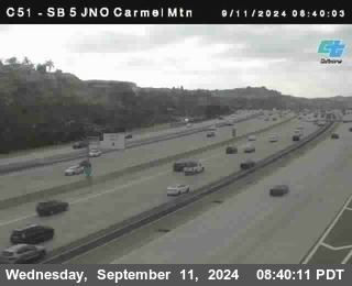 SB 5 at Carmel Mountain Rd.