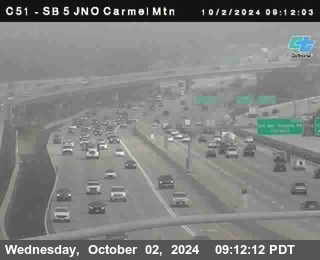 SB 5 at Carmel Mountain Rd.