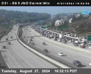 SB 5 at Carmel Mountain Rd.