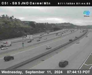 SB 5 at Carmel Mountain Rd.