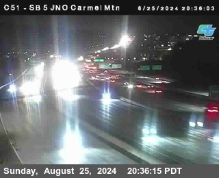 SB 5 at Carmel Mountain Rd.