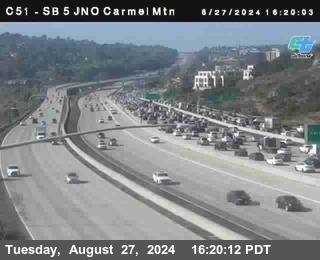 SB 5 at Carmel Mountain Rd.