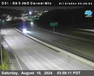 SB 5 at Carmel Mountain Rd.