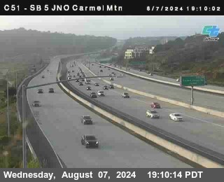 SB 5 at Carmel Mountain Rd.