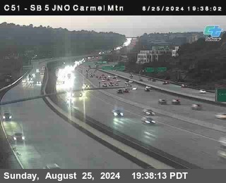 SB 5 at Carmel Mountain Rd.