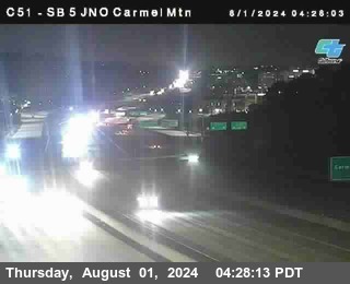 SB 5 at Carmel Mountain Rd.