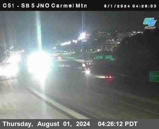 SB 5 at Carmel Mountain Rd.