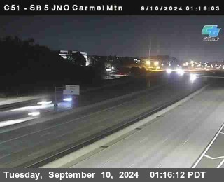 SB 5 at Carmel Mountain Rd.