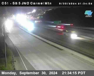 SB 5 at Carmel Mountain Rd.