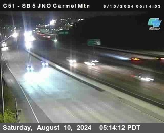 SB 5 at Carmel Mountain Rd.