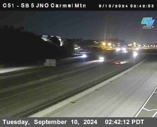 SB 5 at Carmel Mountain Rd.