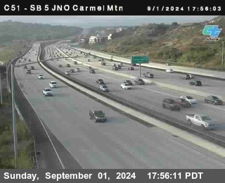 SB 5 at Carmel Mountain Rd.