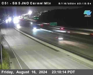 SB 5 at Carmel Mountain Rd.