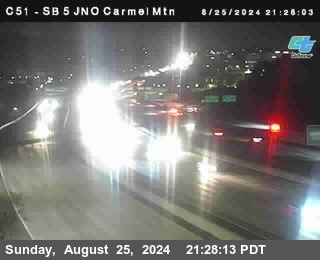 SB 5 at Carmel Mountain Rd.