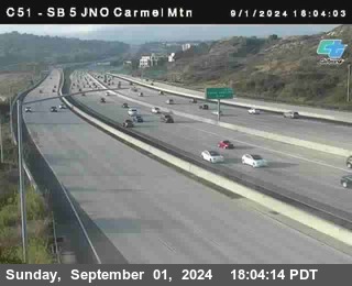 SB 5 at Carmel Mountain Rd.