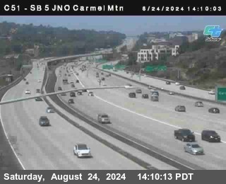 SB 5 at Carmel Mountain Rd.