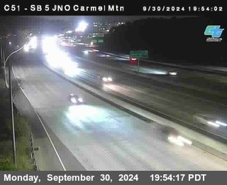 SB 5 at Carmel Mountain Rd.