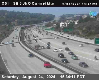 SB 5 at Carmel Mountain Rd.