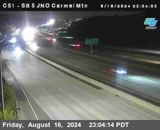 SB 5 at Carmel Mountain Rd.