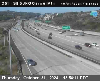 SB 5 at Carmel Mountain Rd.