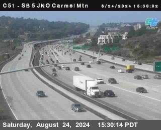 SB 5 at Carmel Mountain Rd.