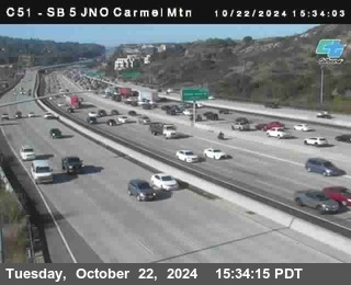 SB 5 at Carmel Mountain Rd.