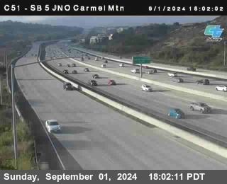 SB 5 at Carmel Mountain Rd.