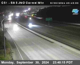 SB 5 at Carmel Mountain Rd.