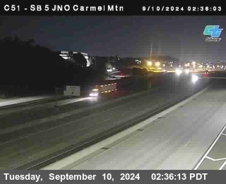 SB 5 at Carmel Mountain Rd.