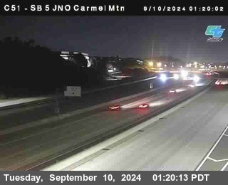 SB 5 at Carmel Mountain Rd.