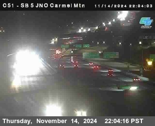 SB 5 at Carmel Mountain Rd.