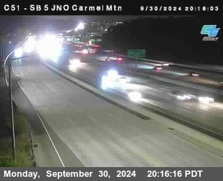 SB 5 at Carmel Mountain Rd.