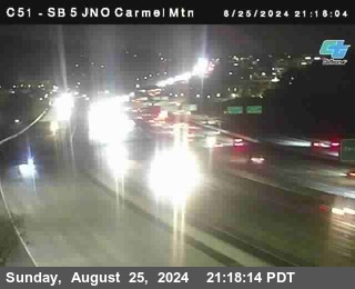 SB 5 at Carmel Mountain Rd.