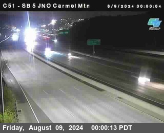 SB 5 at Carmel Mountain Rd.