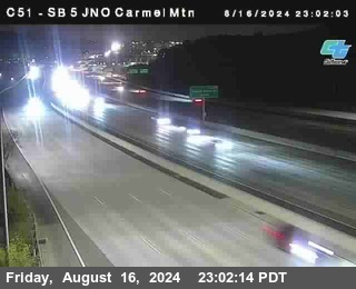 SB 5 at Carmel Mountain Rd.