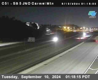 SB 5 at Carmel Mountain Rd.