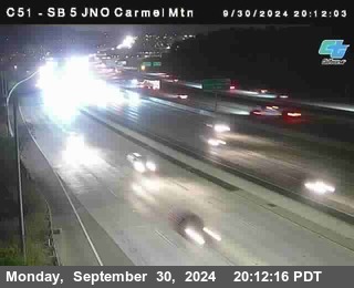 SB 5 at Carmel Mountain Rd.