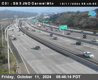 SB 5 at Carmel Mountain Rd.