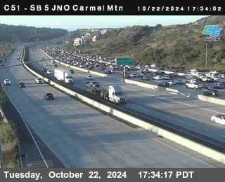 SB 5 at Carmel Mountain Rd.