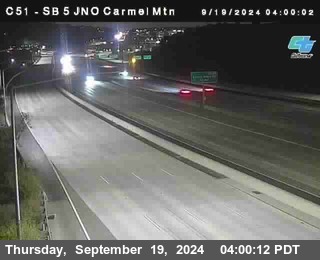 SB 5 at Carmel Mountain Rd.