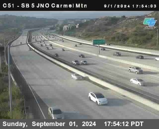 SB 5 at Carmel Mountain Rd.