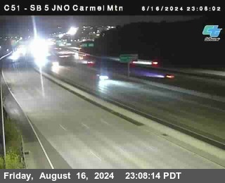 SB 5 at Carmel Mountain Rd.