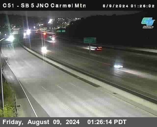 SB 5 at Carmel Mountain Rd.