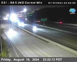 SB 5 at Carmel Mountain Rd.