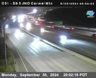 SB 5 at Carmel Mountain Rd.