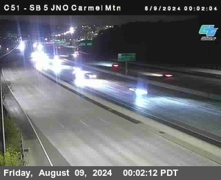 SB 5 at Carmel Mountain Rd.