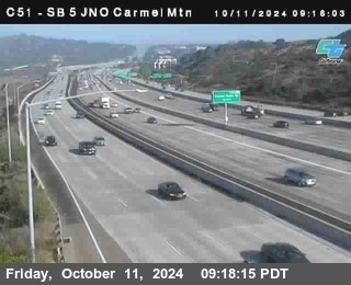 SB 5 at Carmel Mountain Rd.