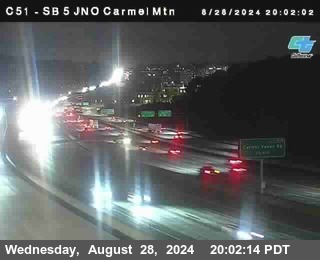 SB 5 at Carmel Mountain Rd.